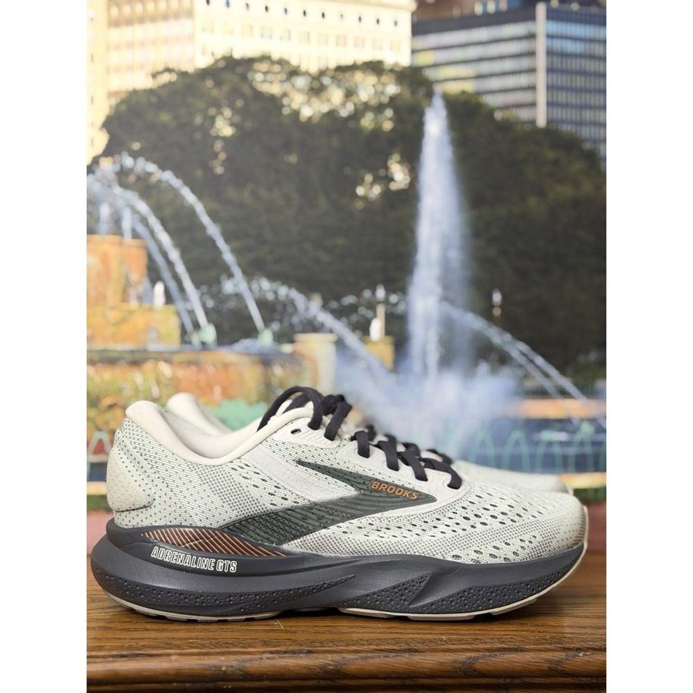 Brooks Adrenaline GTS 24 Womens 6 Wide Shoes Running Gray 1204261D030